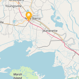 Hampton Inn and Suites New Iberia on the map